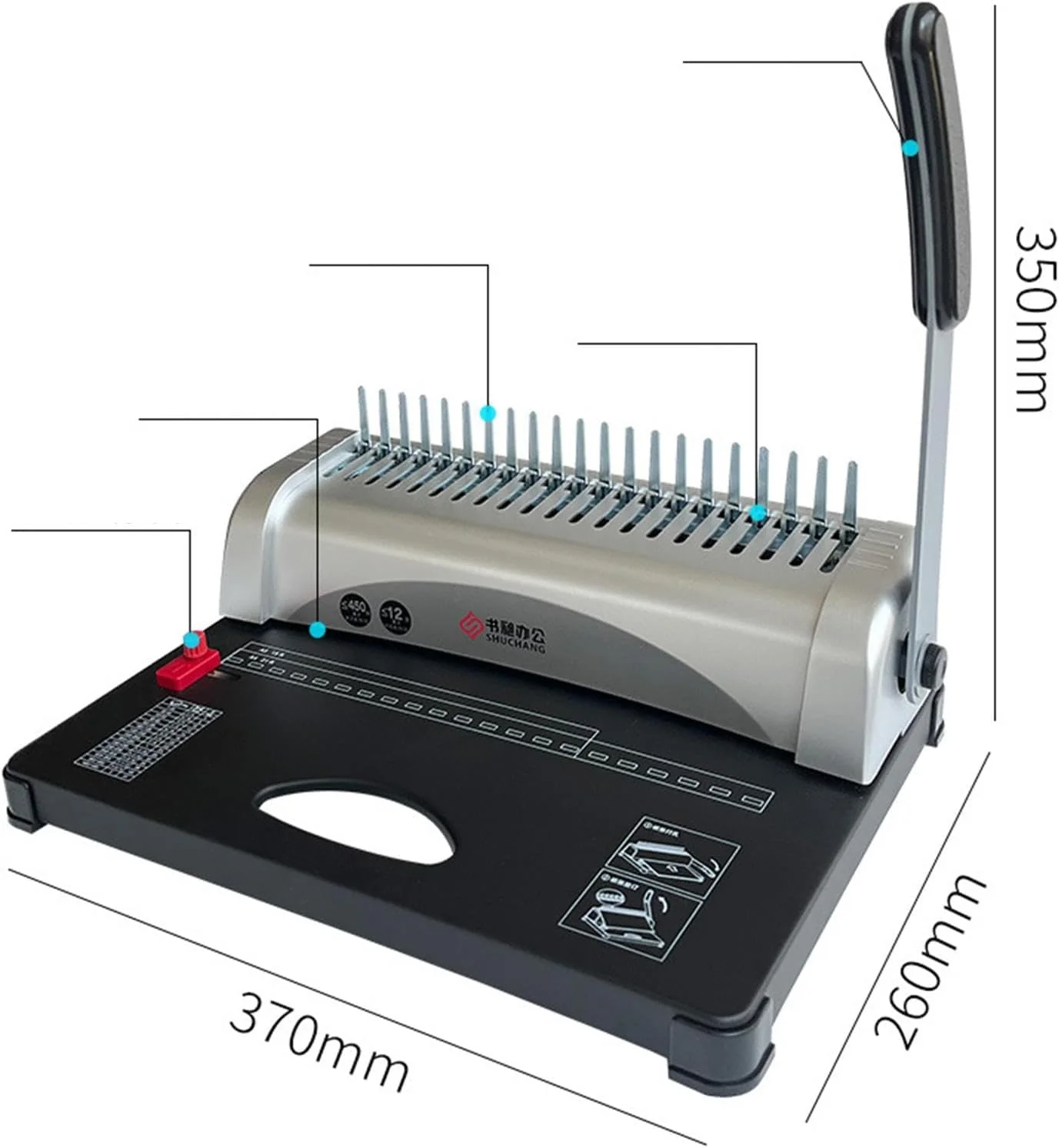 Comb Binding Machine Office Binder - Image 12