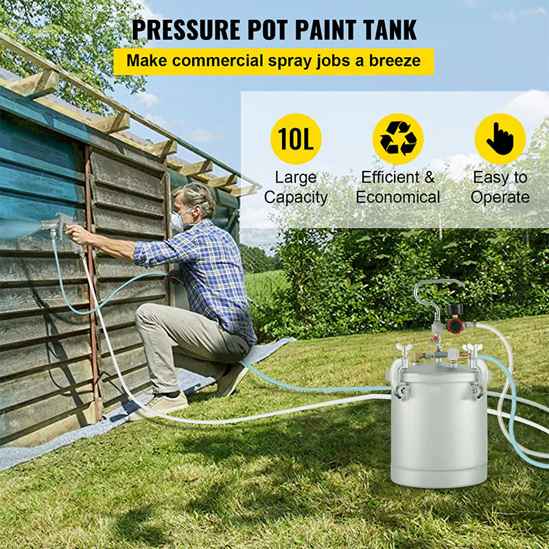 Commercial Paint Pressure Tank - 10L Capacity - Image 4