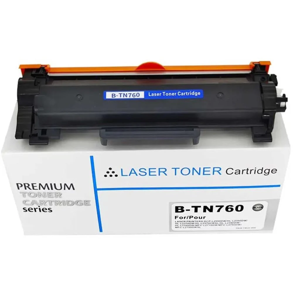 Compatible Brother TN760 TN-760 TN-730 MFC-L2710DW HL-L2395DW MFC-L2750DW DCP-L2550DW L2370DW L2390DW Cartridge Black