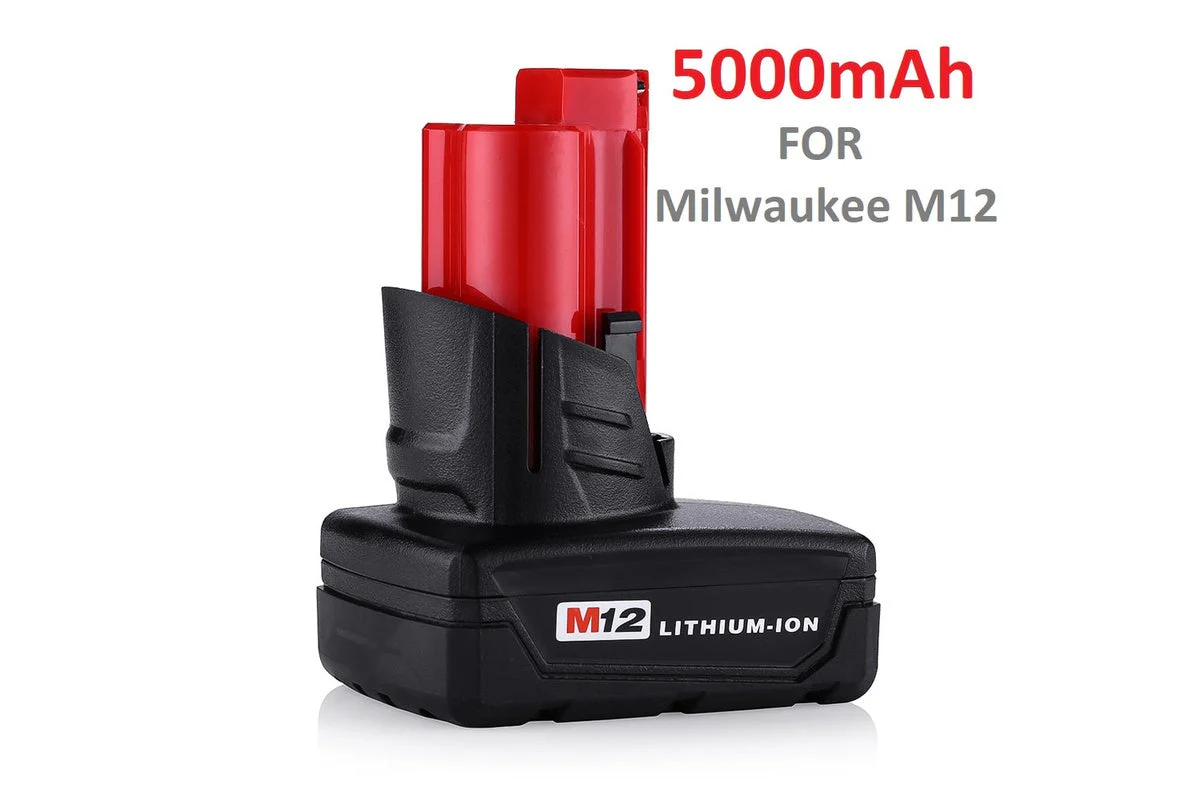 Compatible Replacement Milwaukee Battery M12 12V 5Ah Battery - Image 3