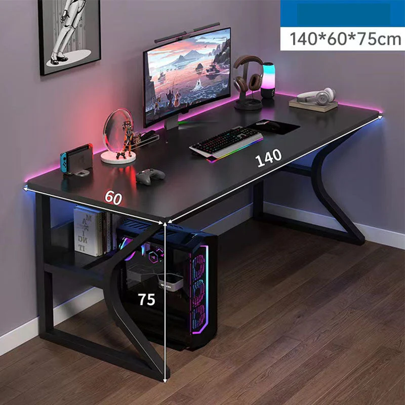 Computer Desk Office Desk Table 140cm - Image 5