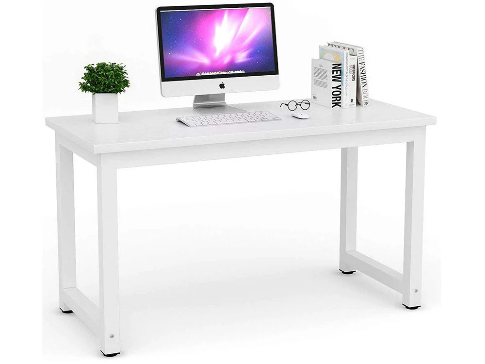 Computer Desk Table White 120cm - Image 8