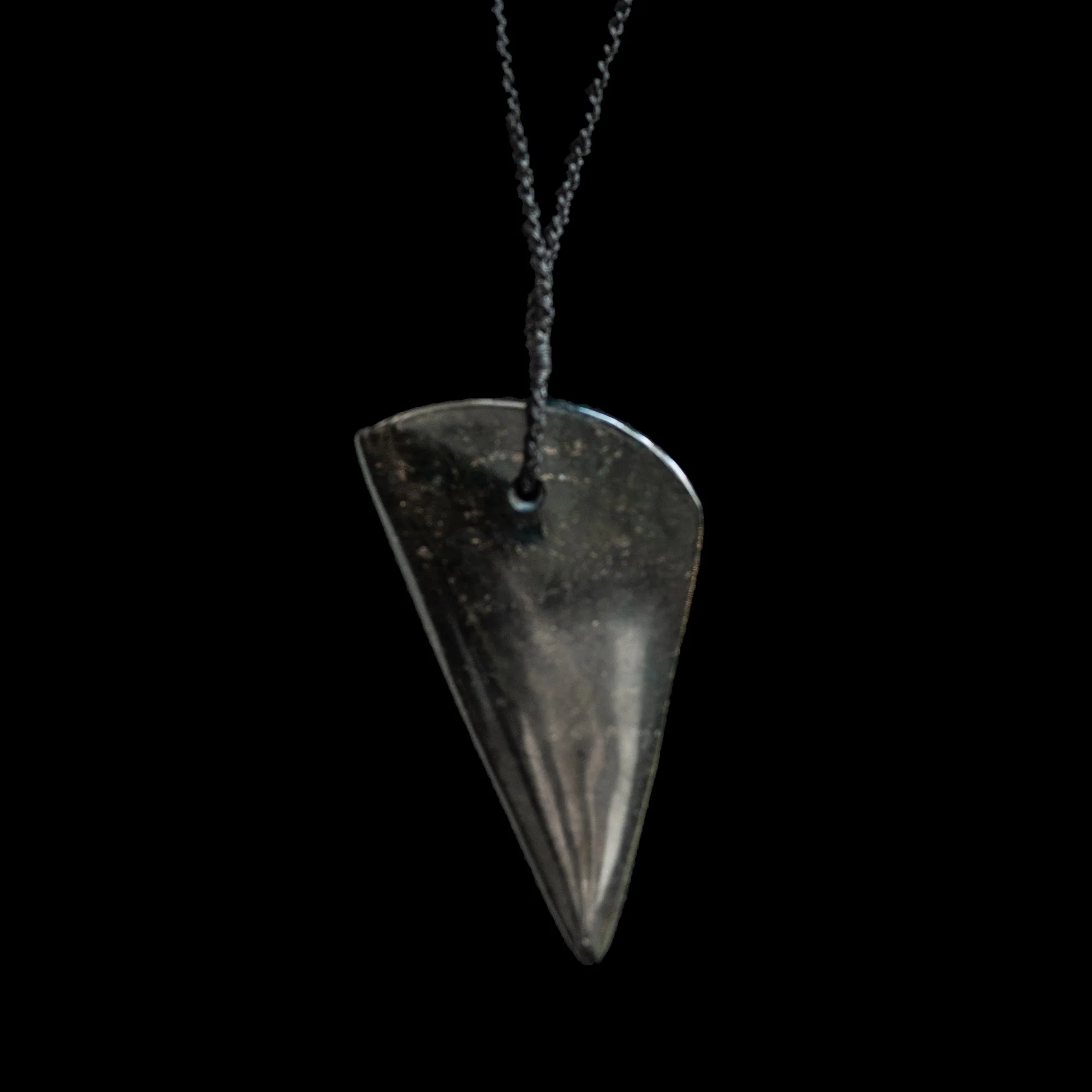 Contemporary Jade drop pendant, hand-crafted Necklace