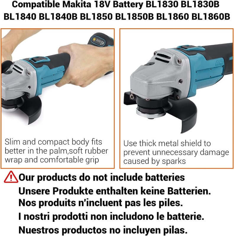 Cordless Electric Angle Grinder - Image 3