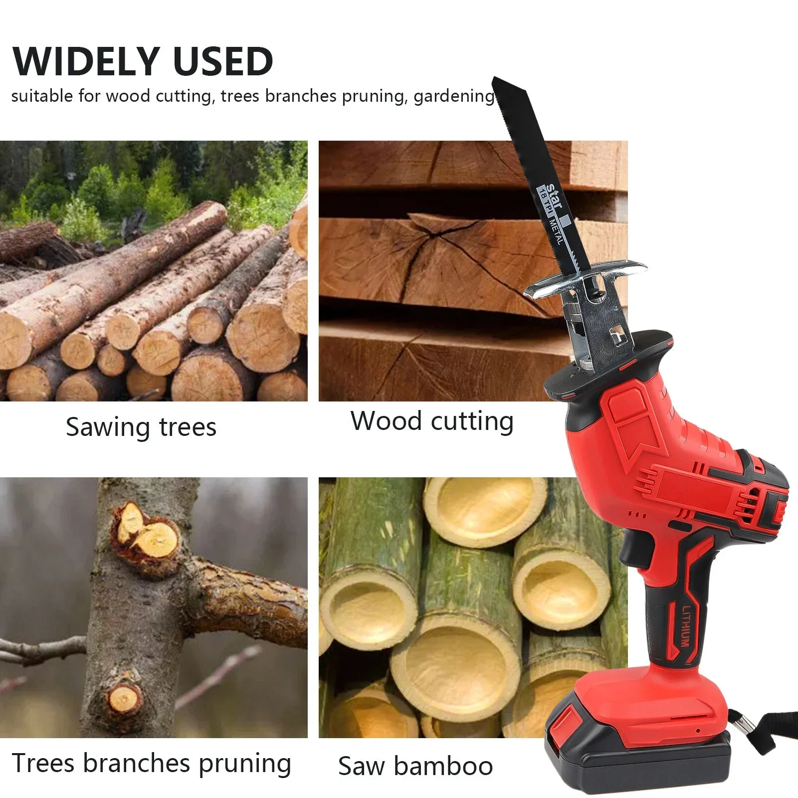 Cordless Electric Hand Saw Reciprocating Saw - Image 8
