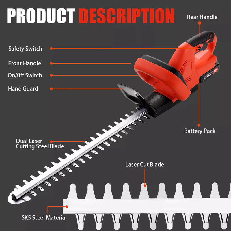 Cordless Hedge Trimmer - Image 7