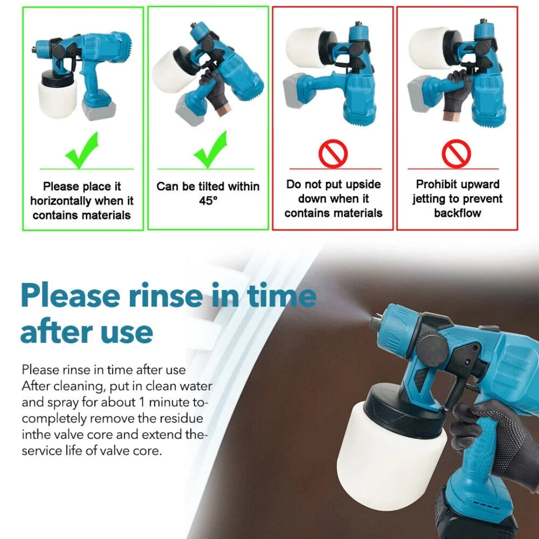 Cordless High Pressure Paint Sprayer - Image 3