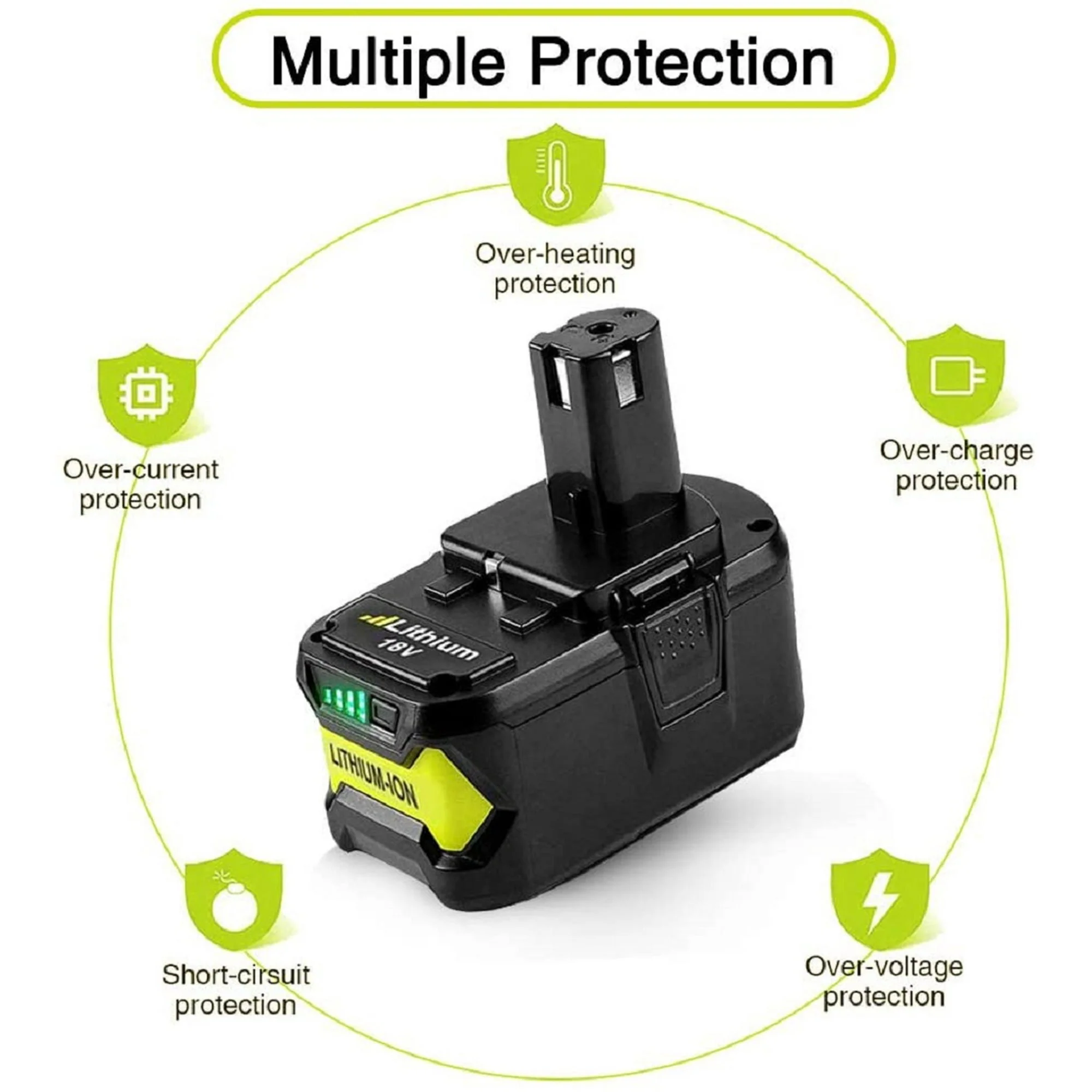 Cordless Paint Spray Gun for Ryobi Battery - Image 12