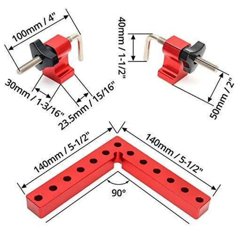 Corner Clamp Right Angle Clamps 90 Degree - Image 6
