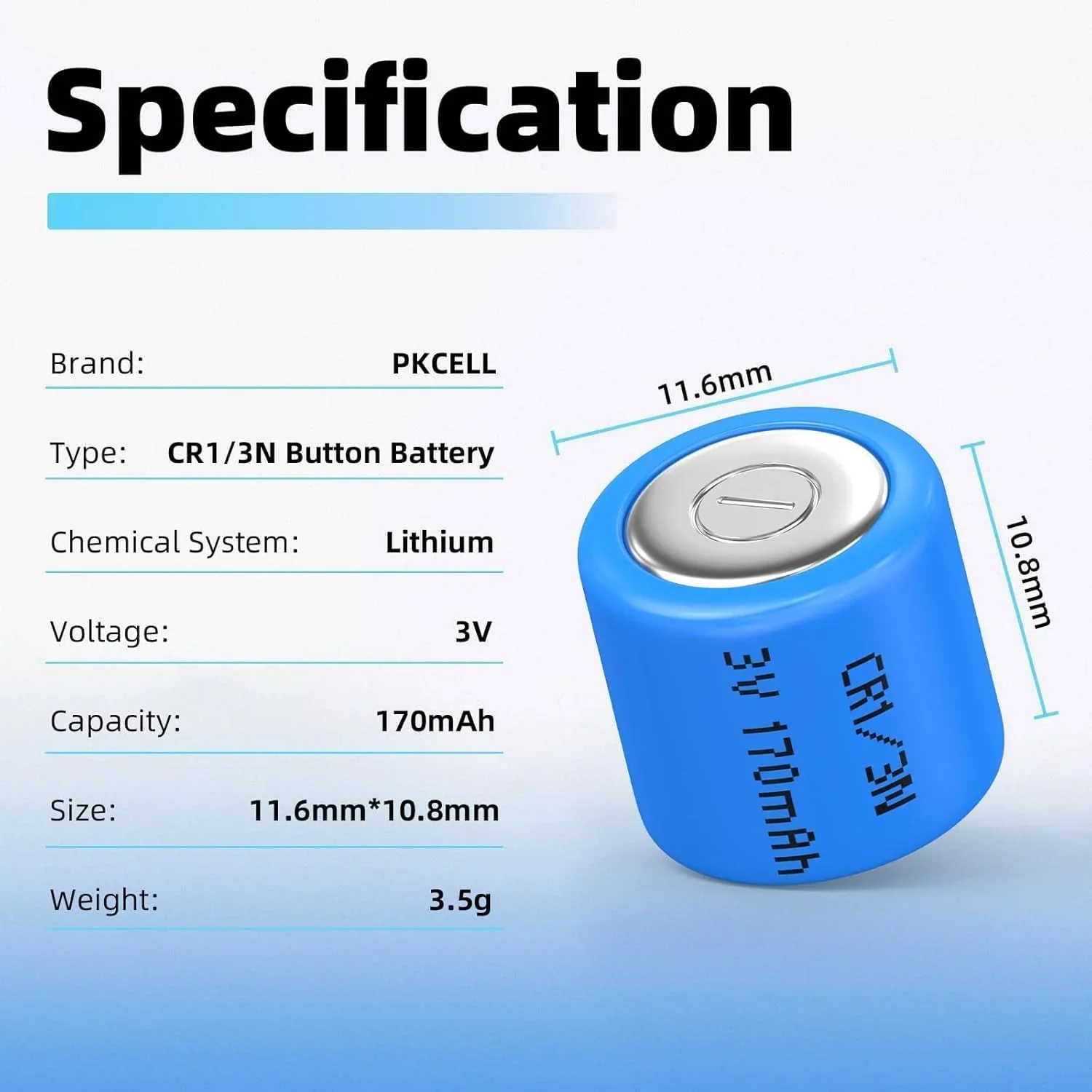 CR1 / 3N 3VL Lithium Batteries - Image 5