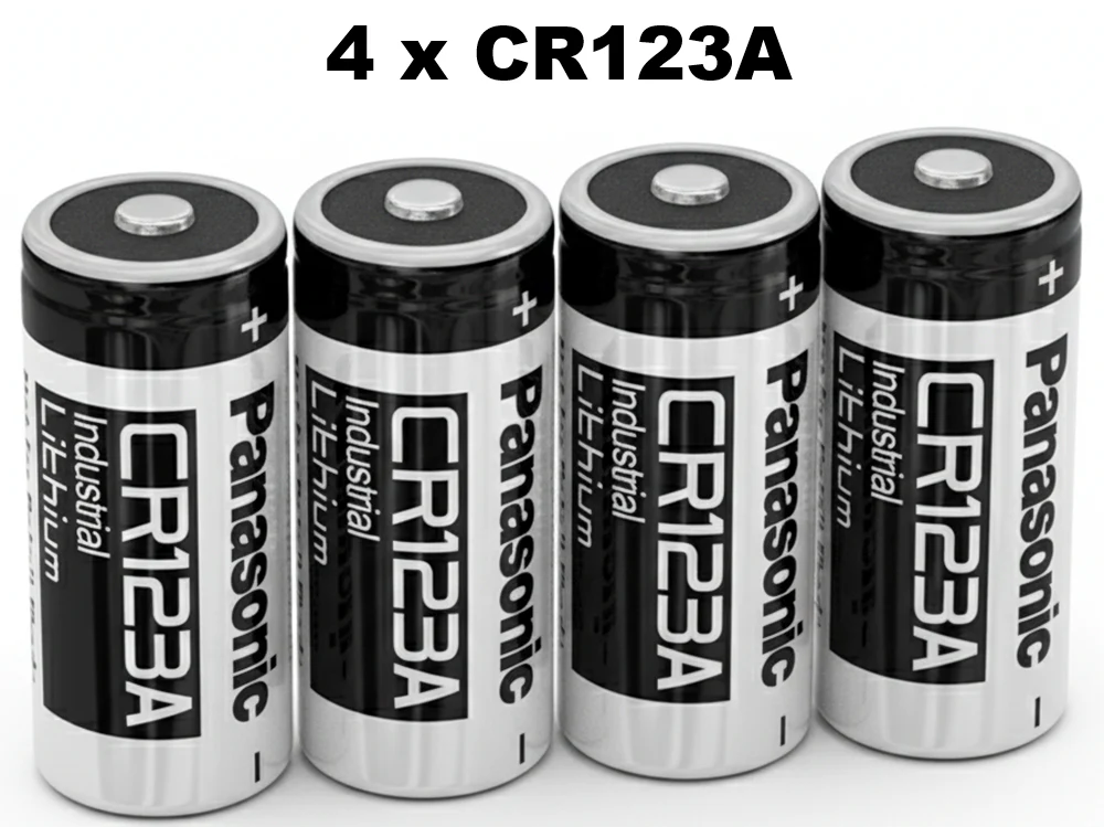 CR123A Panasonic batteries / CR123 4 Pcs - Image 3