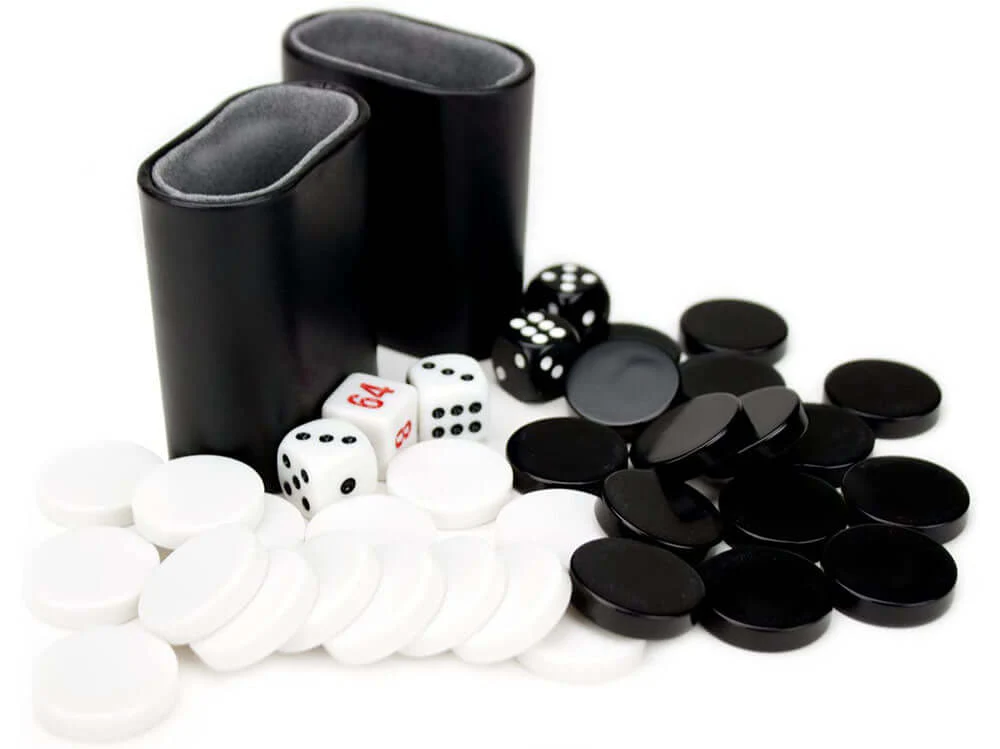 Crazy Games Backgammon Set Classic Folding Board Game - Image 4