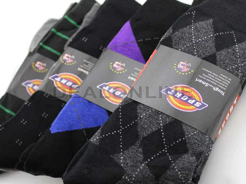 Crew Socks Patterned Socks (12 Pairs) Mix RANDOM - Image 5
