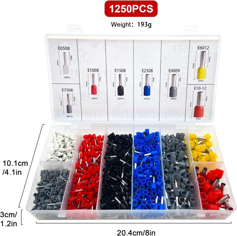Crimping tool set 1200pcs - Image 5
