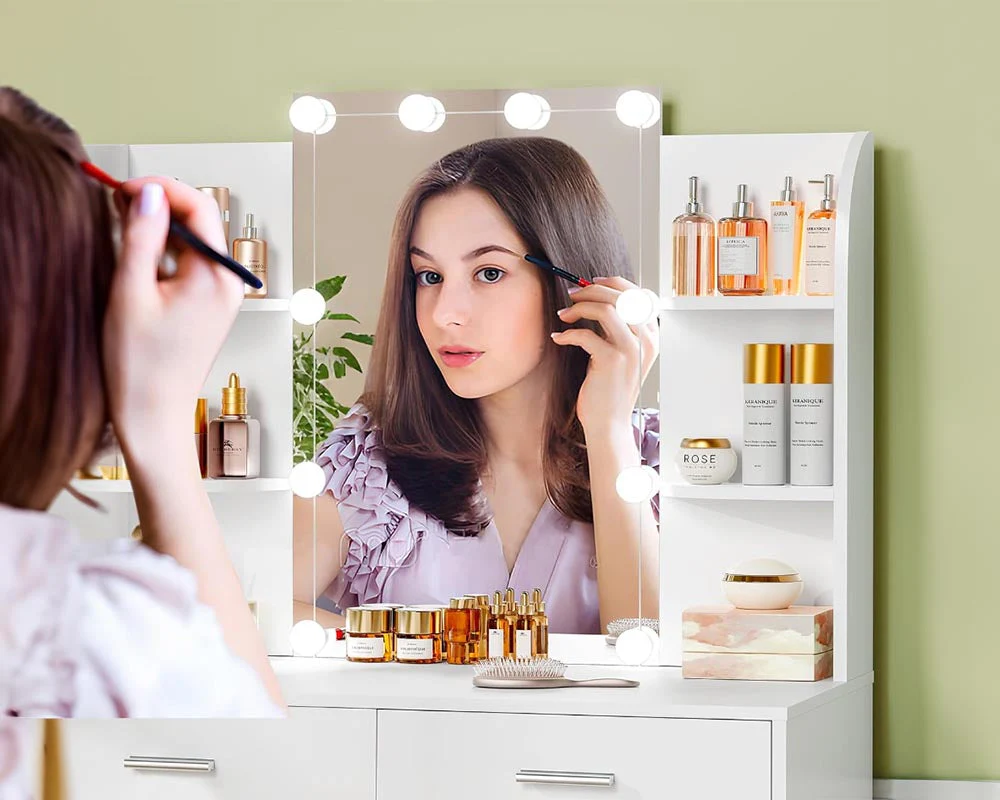 Dressing Table With Mirror - Image 7