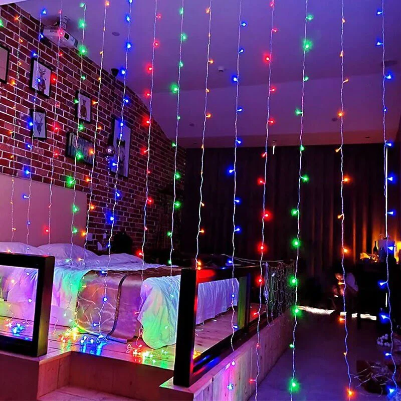 Curtain Lights 3*3m RGB Color - Image 7