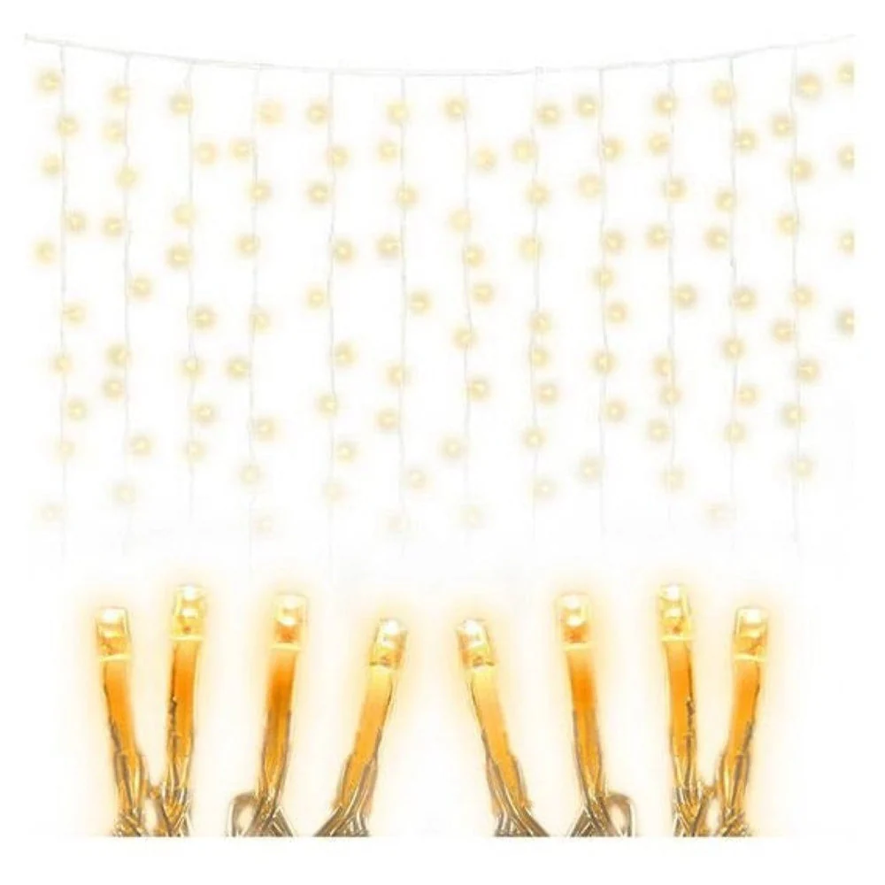 Curtain Lights Warm White 6X3M