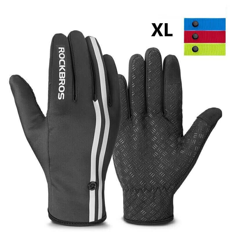 Cycling Warm Bike Bicycle Sport Glove Full Finger Gloves support Touch Screen - Image 9