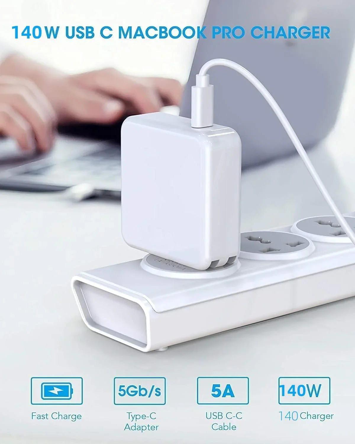 140W USB C Replacement MacBook Charger - Image 11