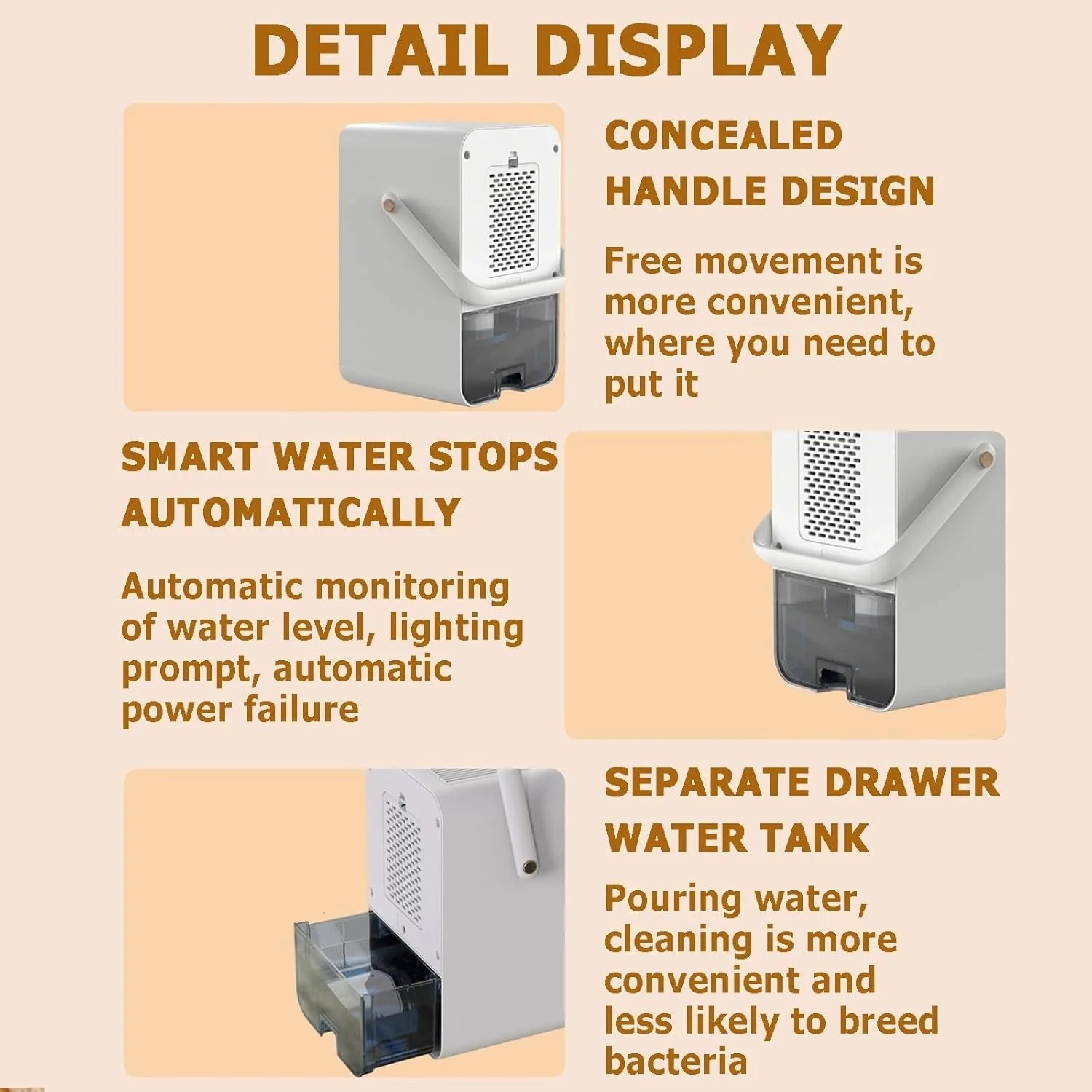 Dehumidifier 1000ml Portable - Image 8