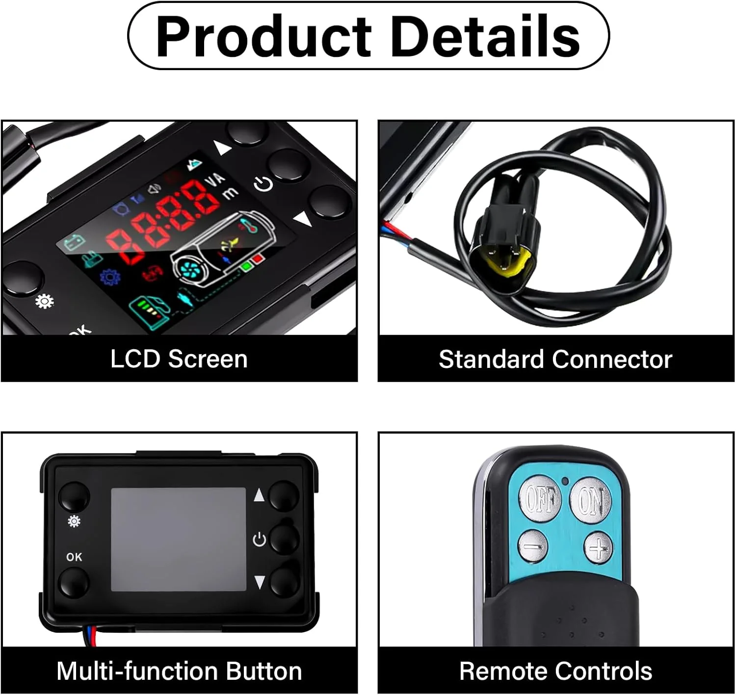 Diesel Air Heater Monitor LCD Switch - Image 5