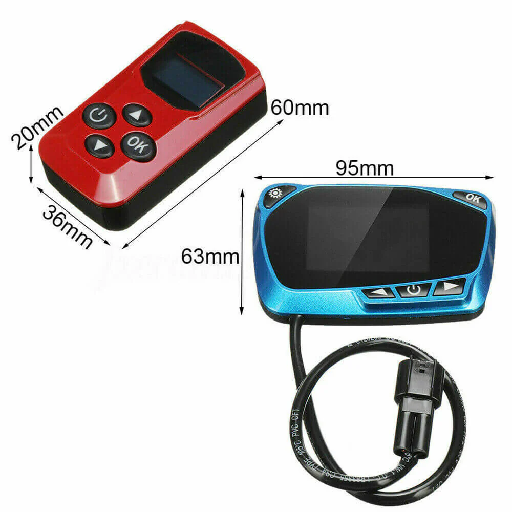 Diesel Air Heater Remote Control and LCD Display 12V/24V - Image 9
