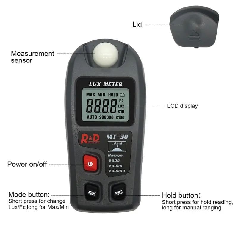 Digital Lux Meter - MT30 - Image 2
