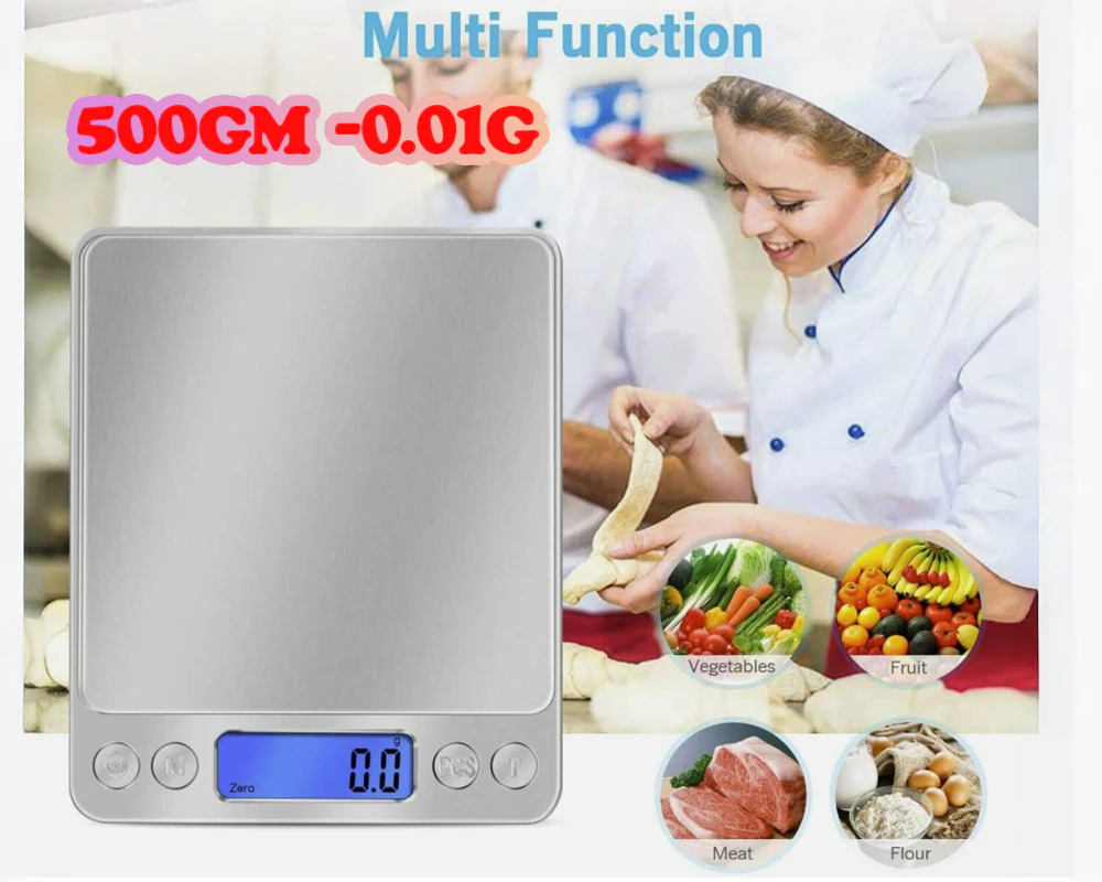 Digital Scales Digital Kitchen Scale Toprime 500g 0.01g High Precision - Image 3