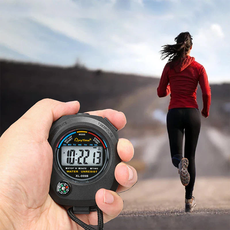 Digital Sport Stopwatch Timer, Handheld - Image 3