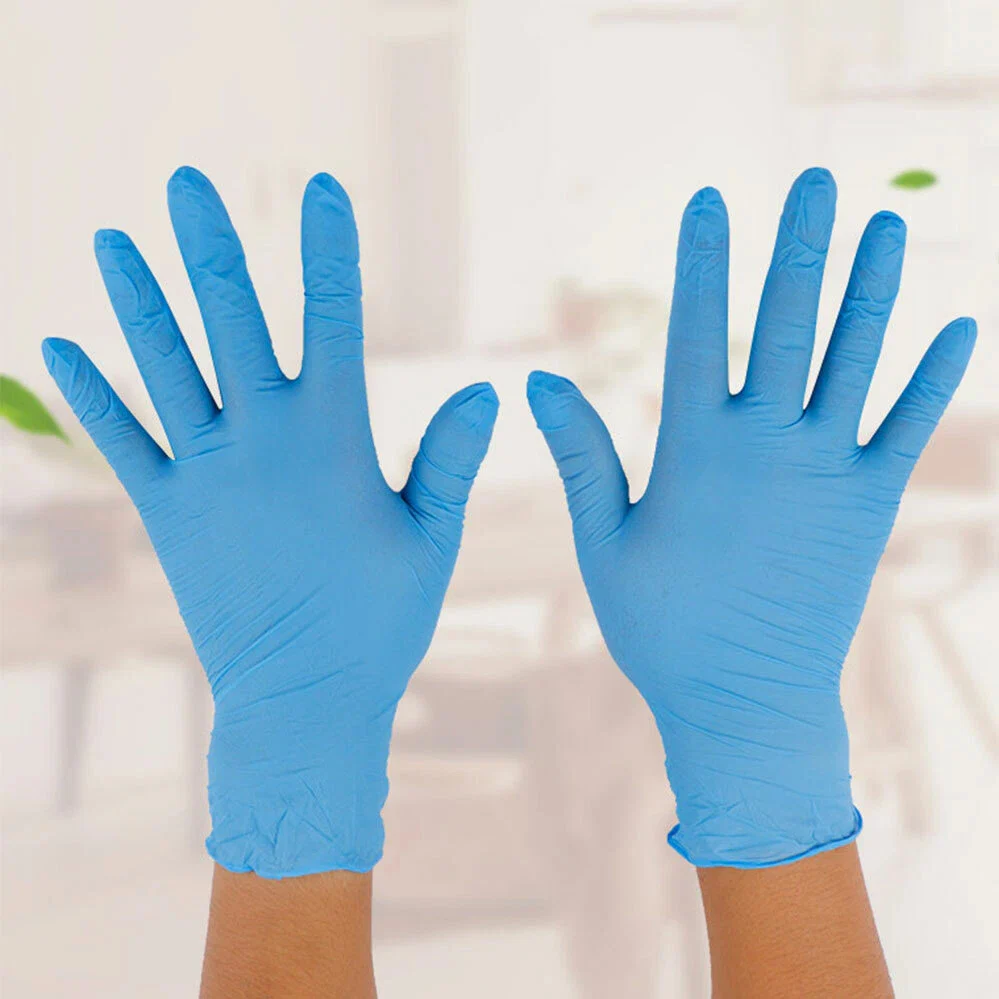 Disposable Nitrile Gloves Medium Size 100pcs - Image 12
