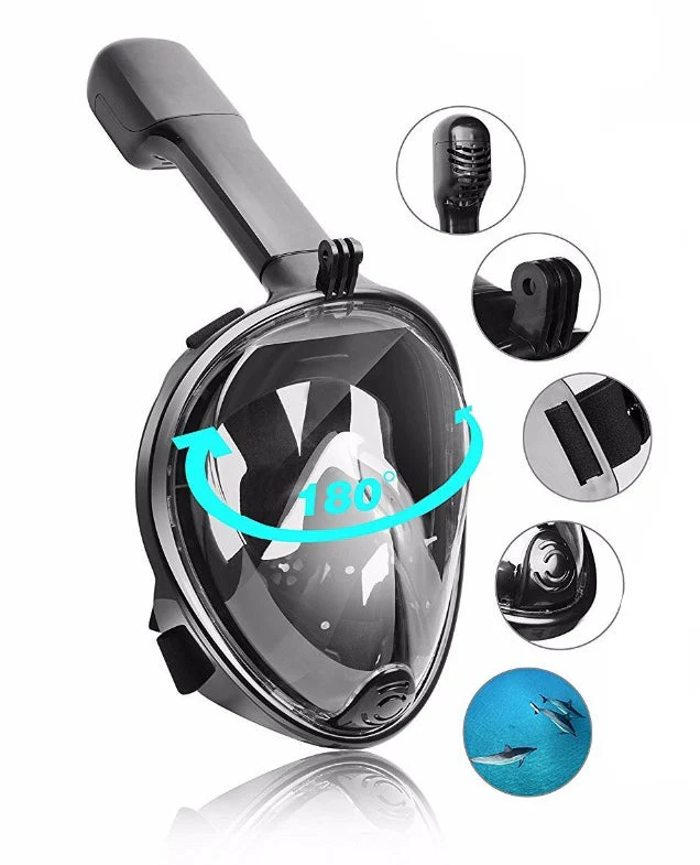 Diving Snorkel Full Face Mask - Image 5