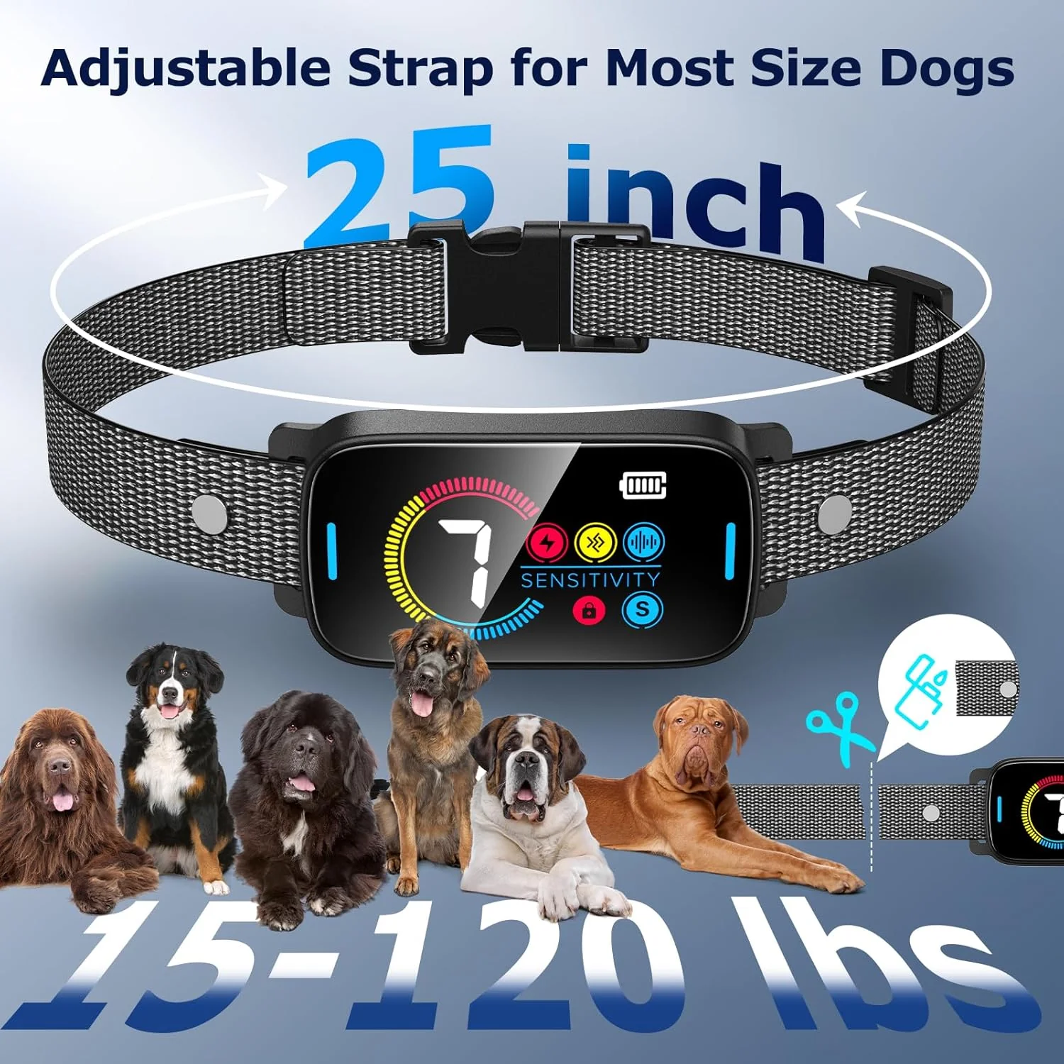 Dog Bark Collar Rechargeable Dog Training Collar - Image 8