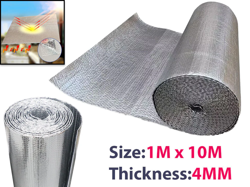 Double Layer Aluminium Bubble Foil Insulation (10mx1m) - Image 3