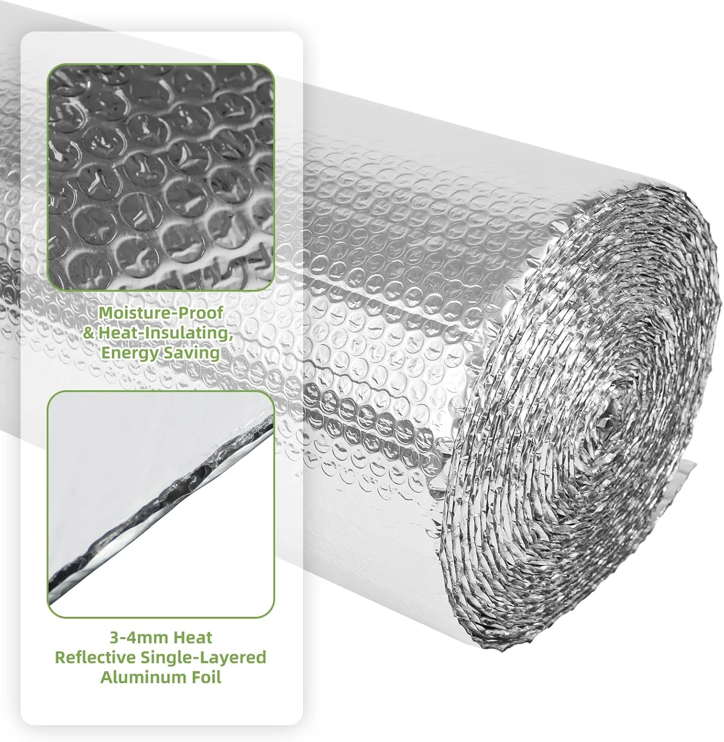 Double Layer Aluminium Bubble Foil Insulation (10mx1m) - Image 4