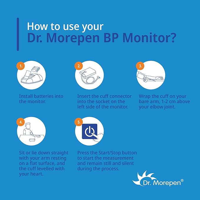 Dr. Morepen BP-14 Blood Pressure Monitor - Image 5