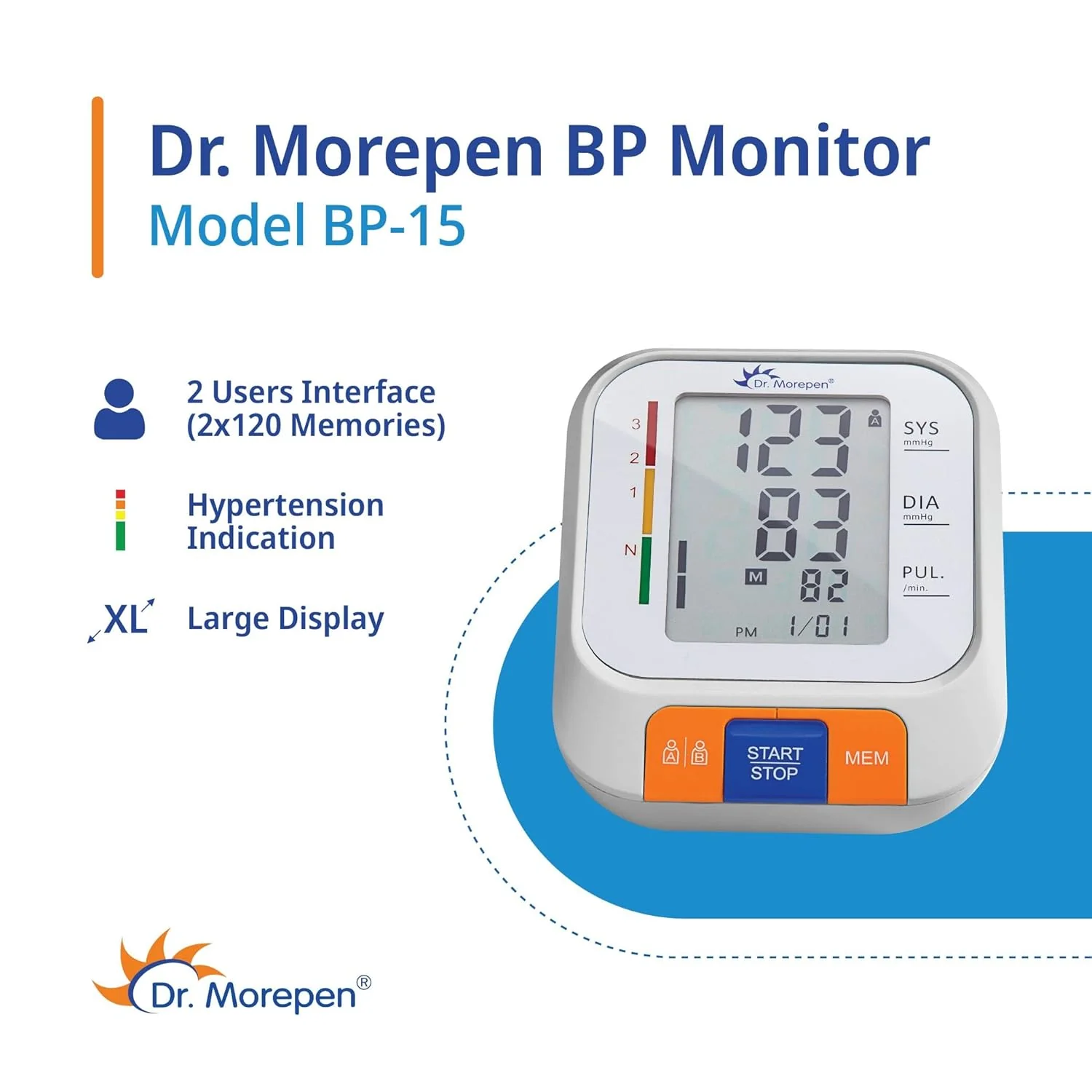 Dr. Morepen BP-15 Blood Pressure Monitor - Image 7
