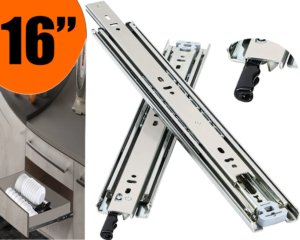 400mm Drawer Slides Runner 16" Drawer Slides Runners - Image 3