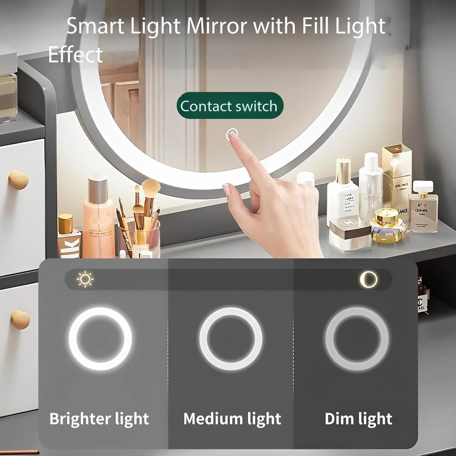 Dressing table with Mirror - Image 4