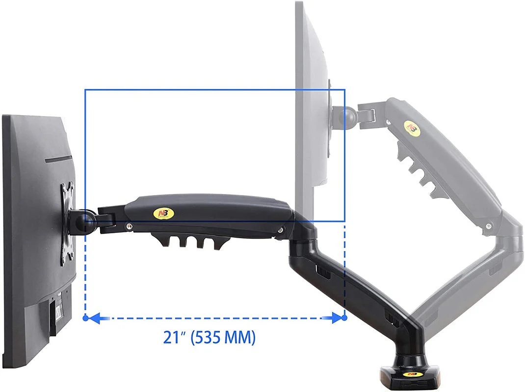 Dual arm monitor stand Hydraulic - Image 6