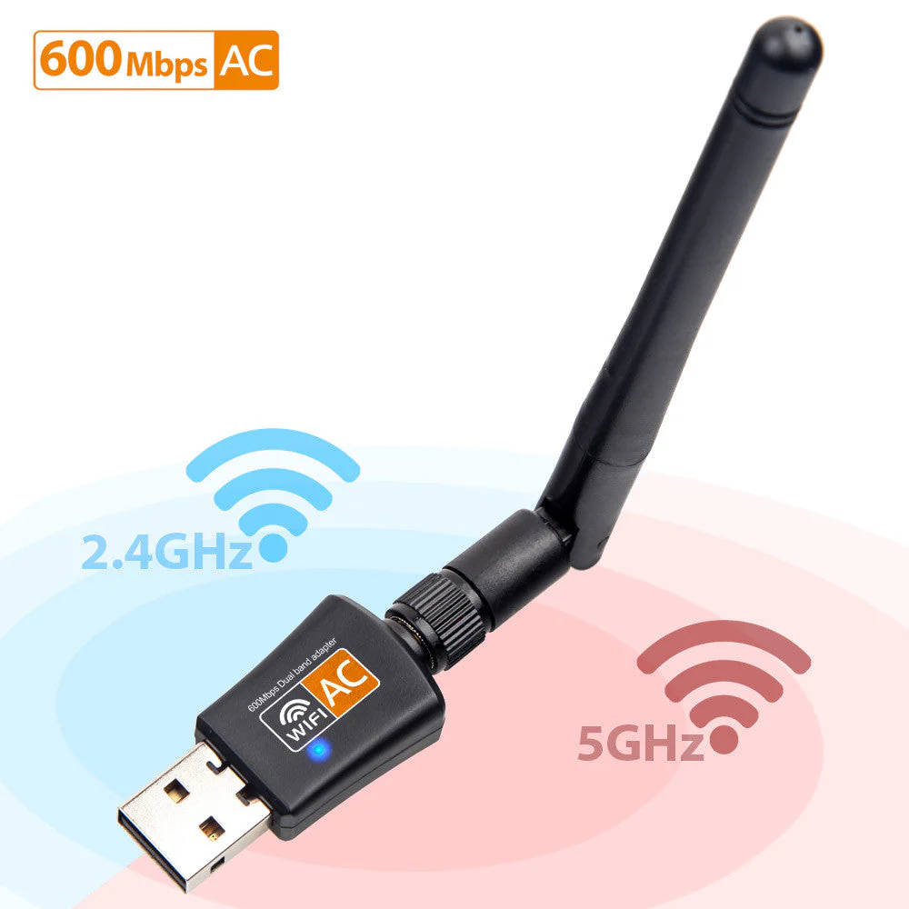 Dual Band USB WiFi Adapter Dongle Wireless Network Laptop Antenna 2.4G 5G - Image 4