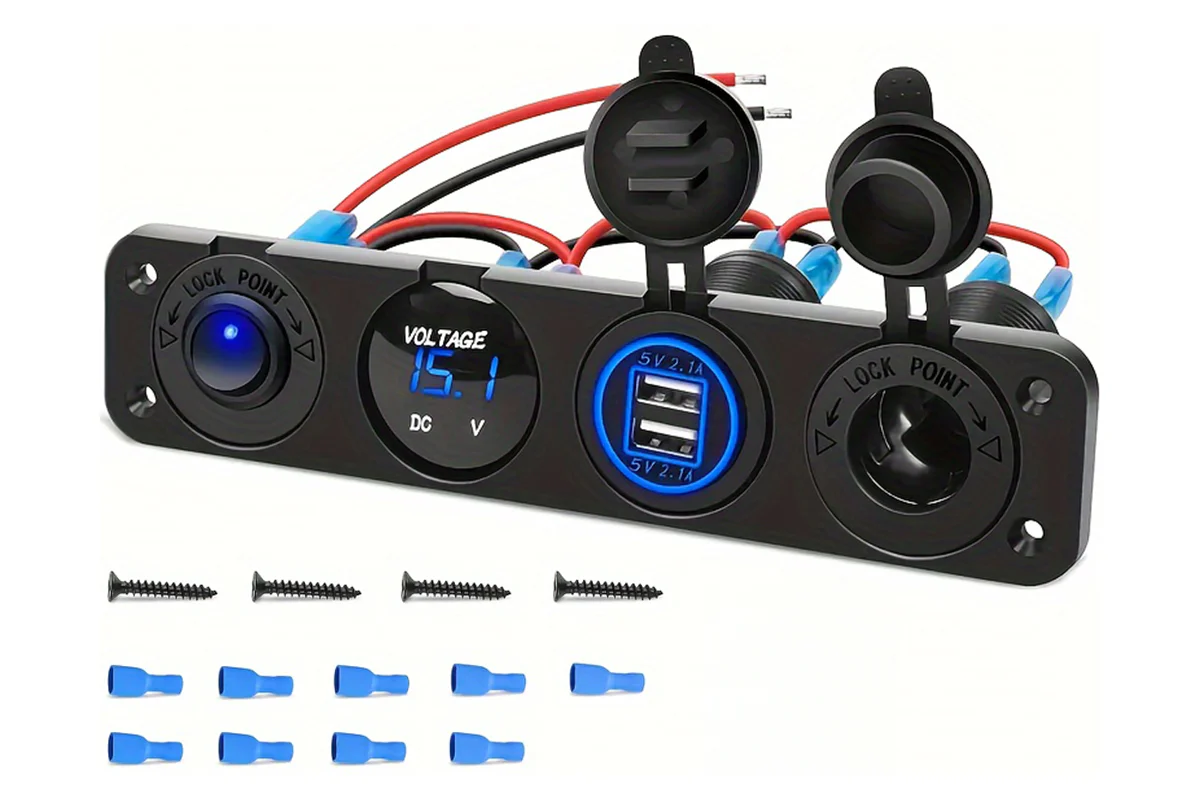 Dual Car Cigarette Lighter Plug Socket 12V-24V - Image 2