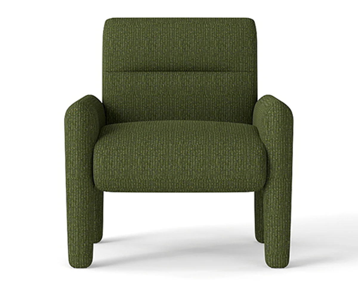 Dubai Hunter Green Single Seater Sofa - Image 2