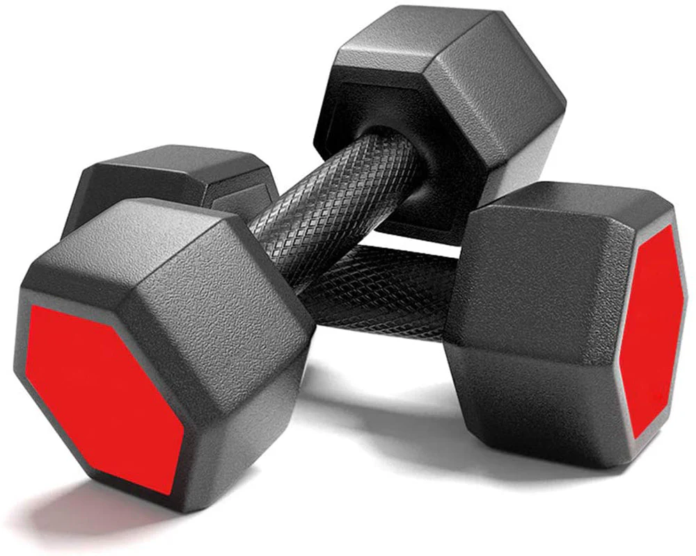 Dumbbell Set - 2 X 10kg hex weights - Image 2