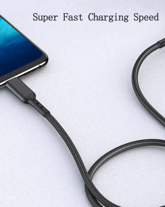 Durable Type-C to Type-C Cable – Fast Charging & Data Sync USB-C Cable - Image 3