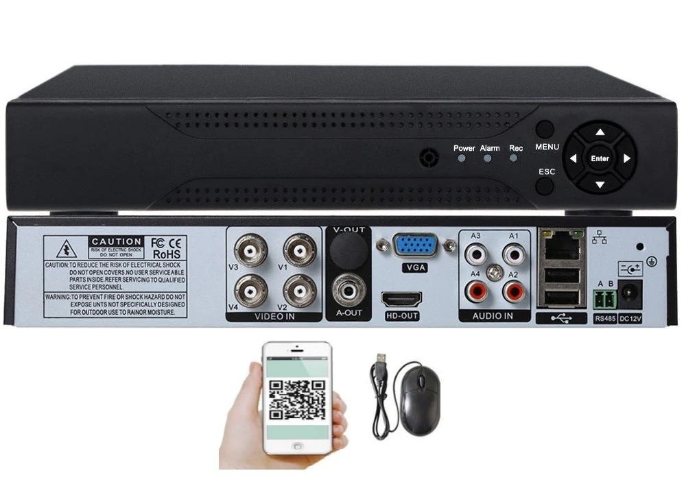 DVR 4CH Digital video recorder CCTV Camera System - Image 3