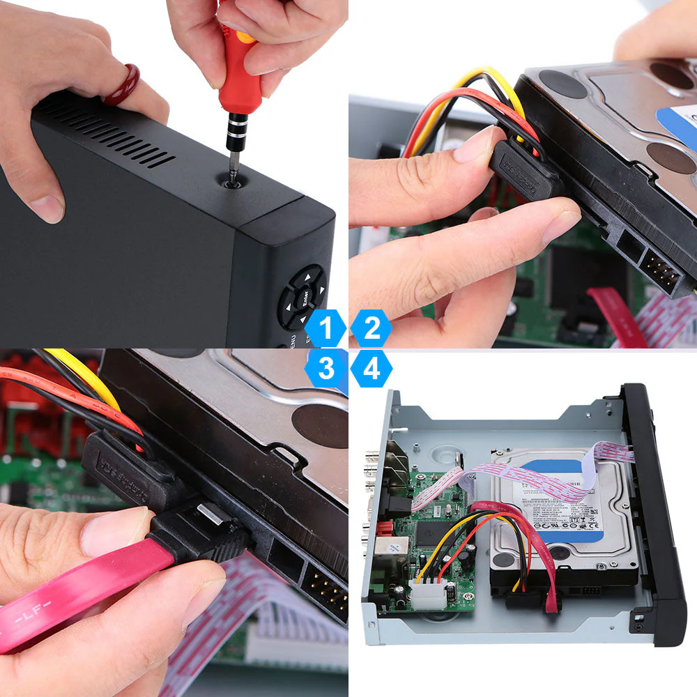 DVR 4CH Digital video recorder CCTV Camera System - Image 4