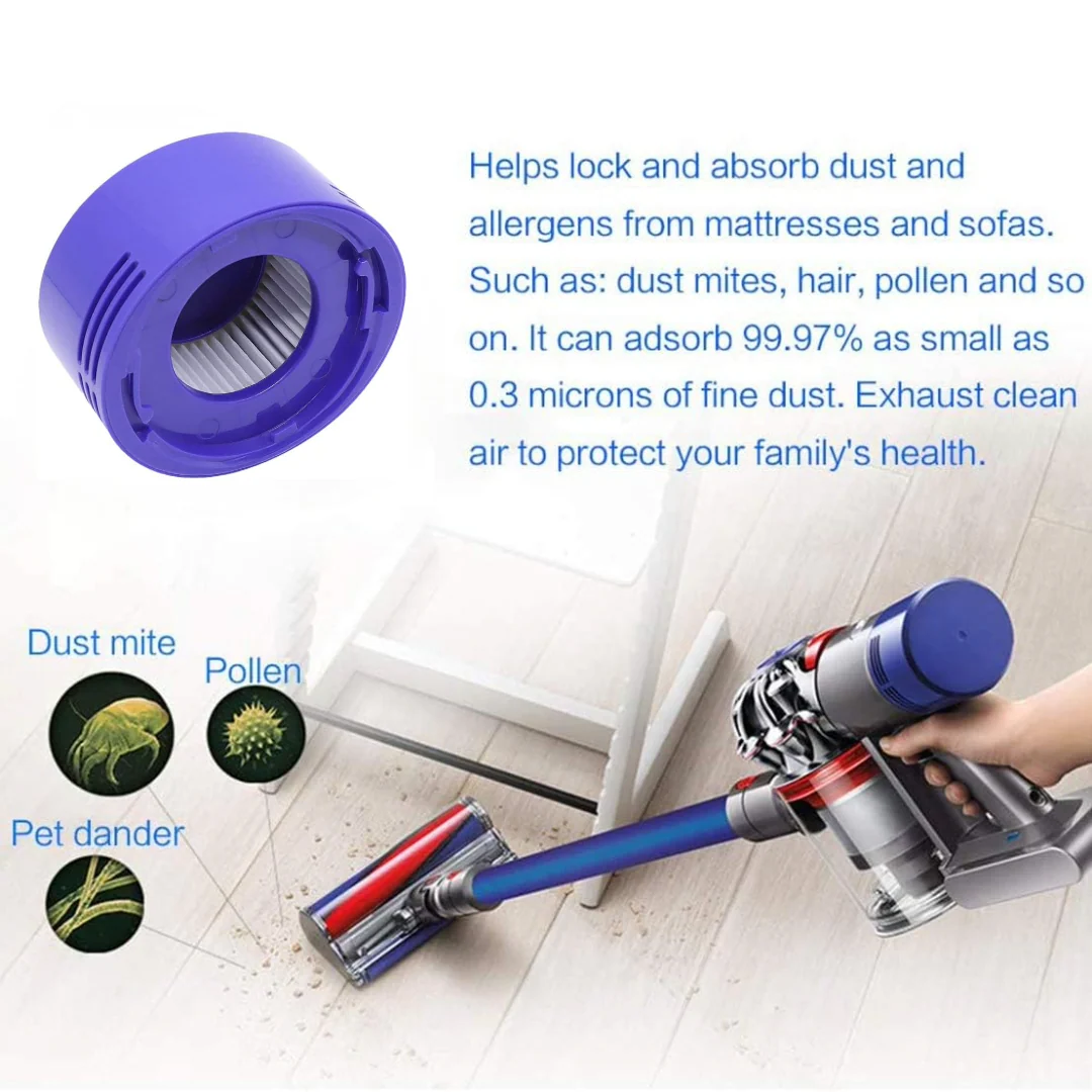 Compatible With Dyson Hepa V7 V8 Replacement Filter Dyson Post Filter - Image 5
