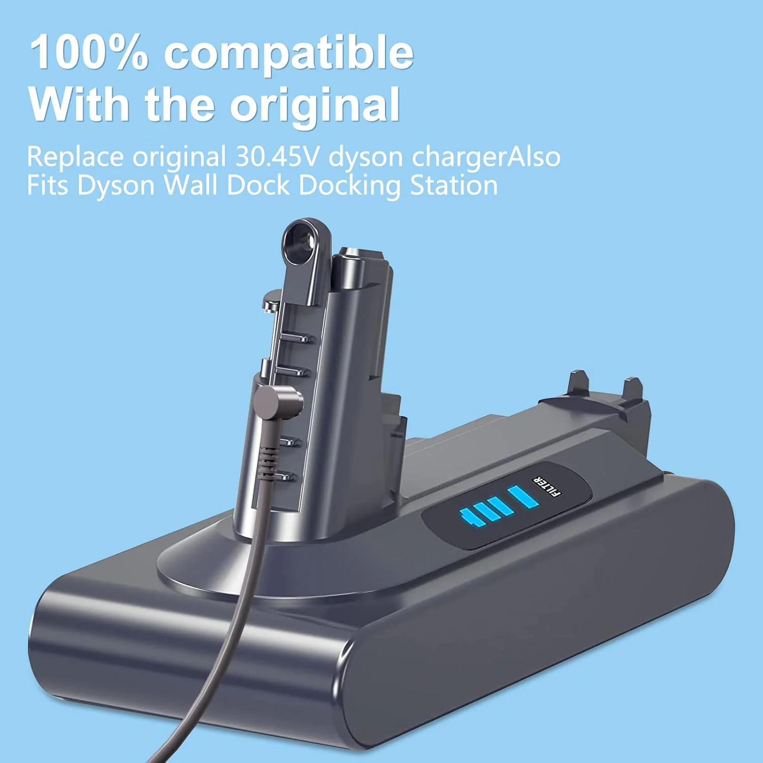 Dyson V10 V11 V12 V15 Battery Charger Adapter - Image 9
