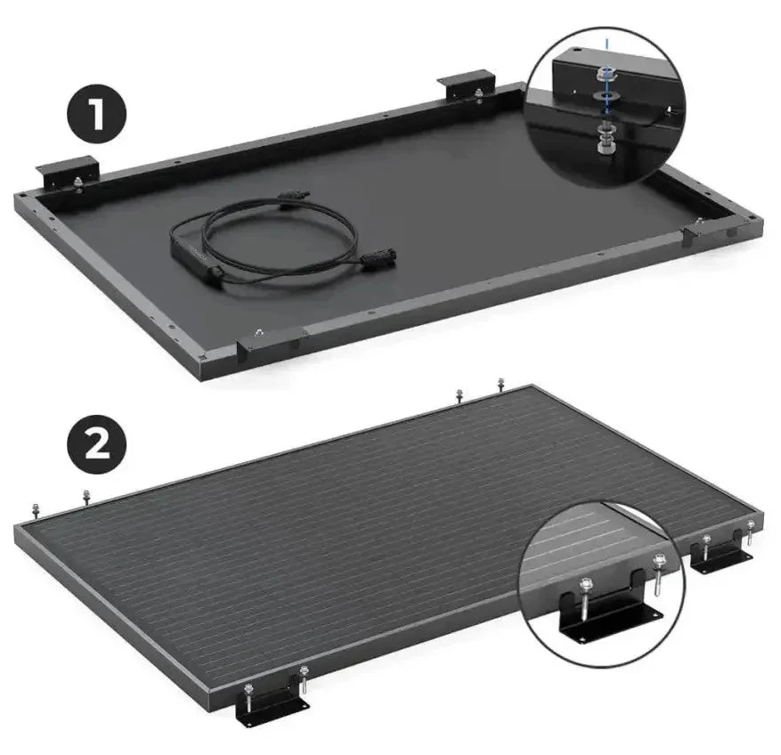 EcoFlow 2 × 400W Rigid Solar Panel - Image 5