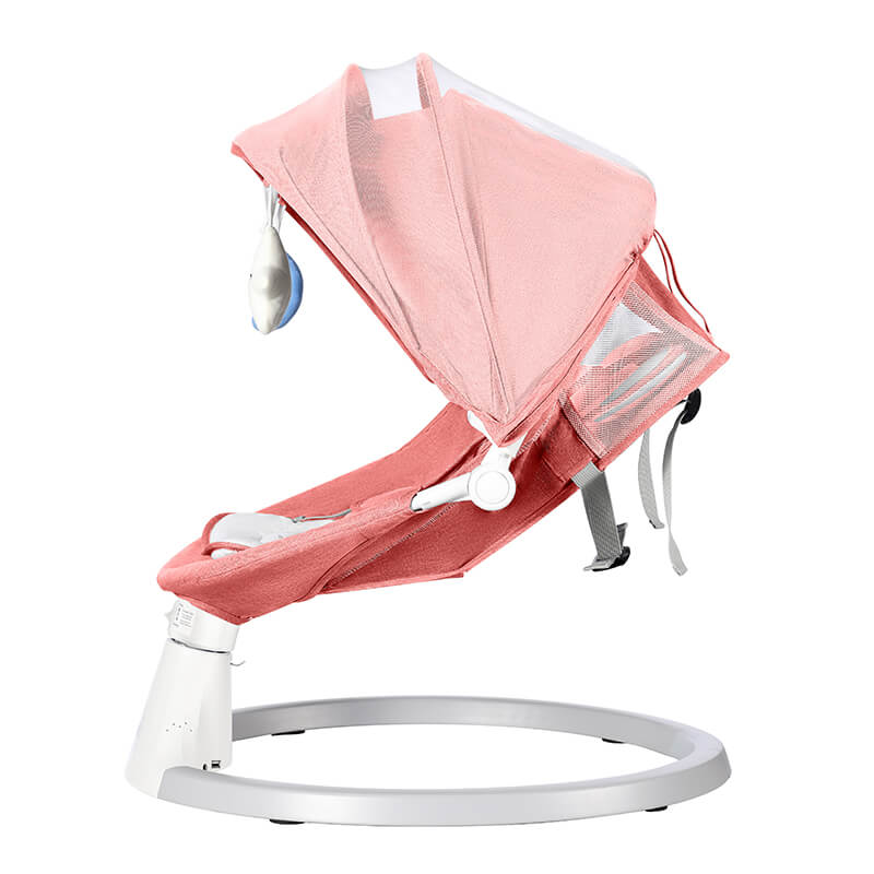 Electric Baby Cradle Swing, Bouncer & Rocker NZ – Pink with Dining Table - Image 5